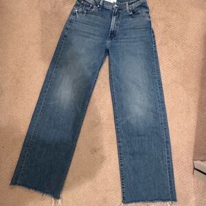 MOTHER Blue Denim Dodger Skimp Jeans